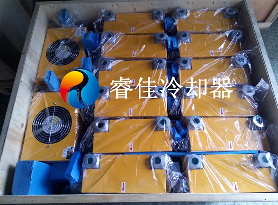 睿佳液壓站風冷卻器AH0608發(fā)貨圖