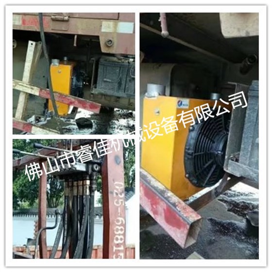 吊車加裝液壓風(fēng)冷卻器