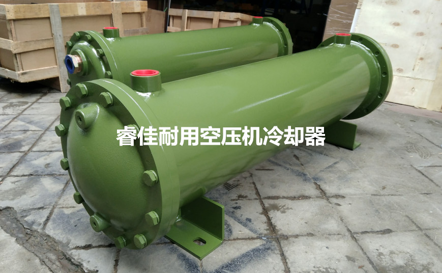 【福建】空壓機加裝，定做10寸水冷式<font color='red'>液壓油散熱器</font>